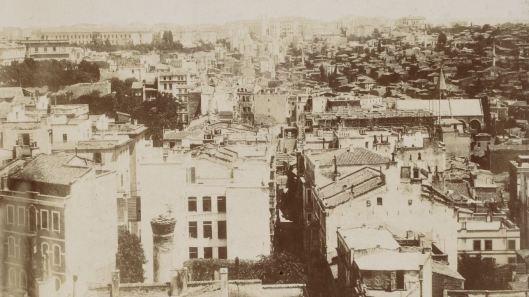 Mihran Iranian, Panorama de Constantinople pris de la tour de Galata, 1895, Gallica/BnF (détail)