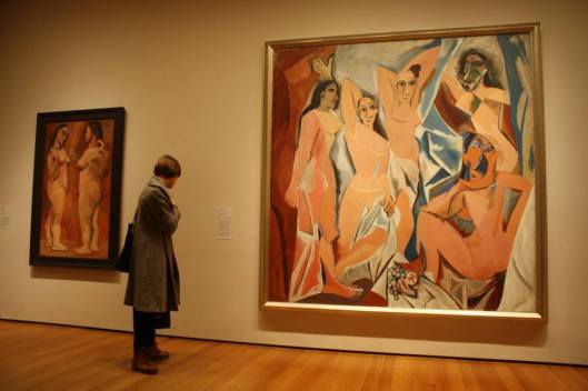 Picasso, Les Demoiselles d'Avignon, 1907, MoMA, photo Virgile Septembre