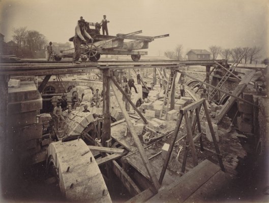 Durandelle, chantier de construction du Sacré-Coeur de Paris,  1877-1882, Gallica/BnF