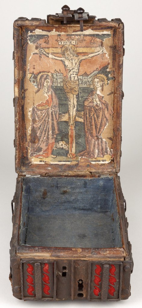 Coffret à estampe à la Crucifixion, vers 1490/1500, Gallica/BnF