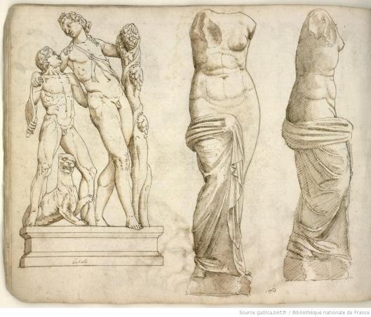 Pierre Jacques, Album de dessins d'après l'antique, exécutés à Rome [vers 1576], vue 21