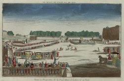 vue de la place Louis XV , vue d'optique publiée chez Chéreau, vers 1763, Gallica/BnF