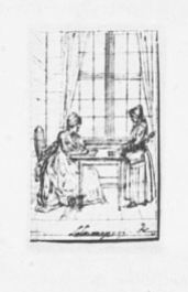 Daniel Chodowiecki, Le ménage, dessin, 1779-80.
