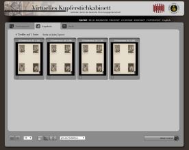 capture d'écran du Virtuelles Kupferstickabinet